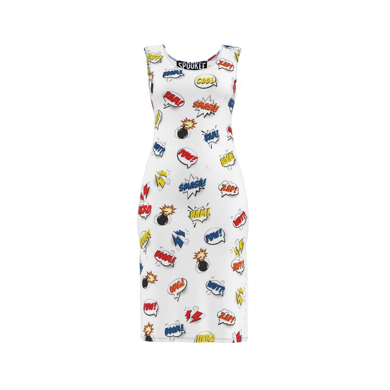 Superhero Bodycon Dress