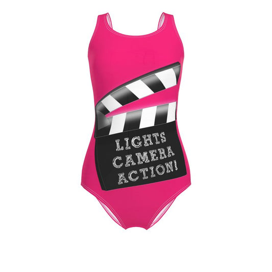 Lights, Camera, Action! Fushcia Swimsuit