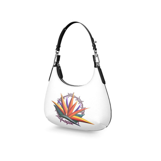 Mini Curve Bird Of Paradise Freedom Leather Bag