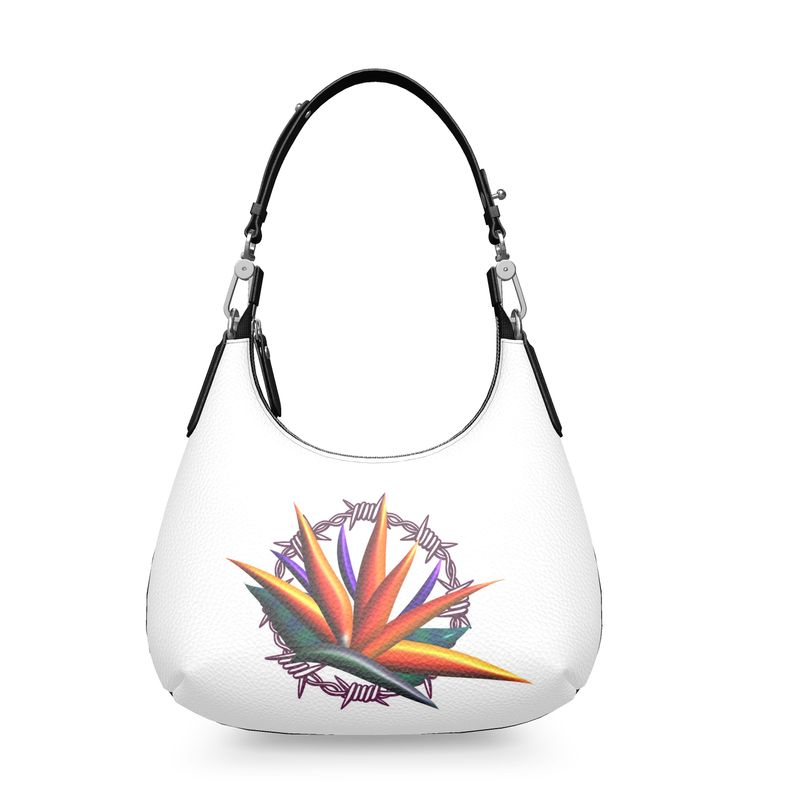 Mini Curve Bird Of Paradise Freedom Leather Bag