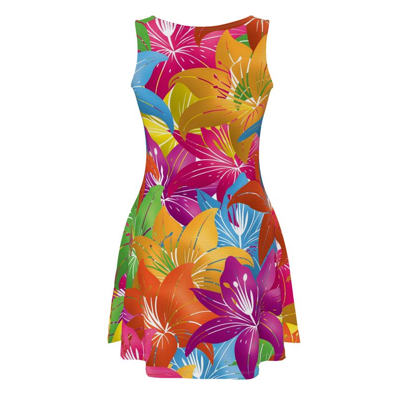 Jungle Lillies Skater Dress