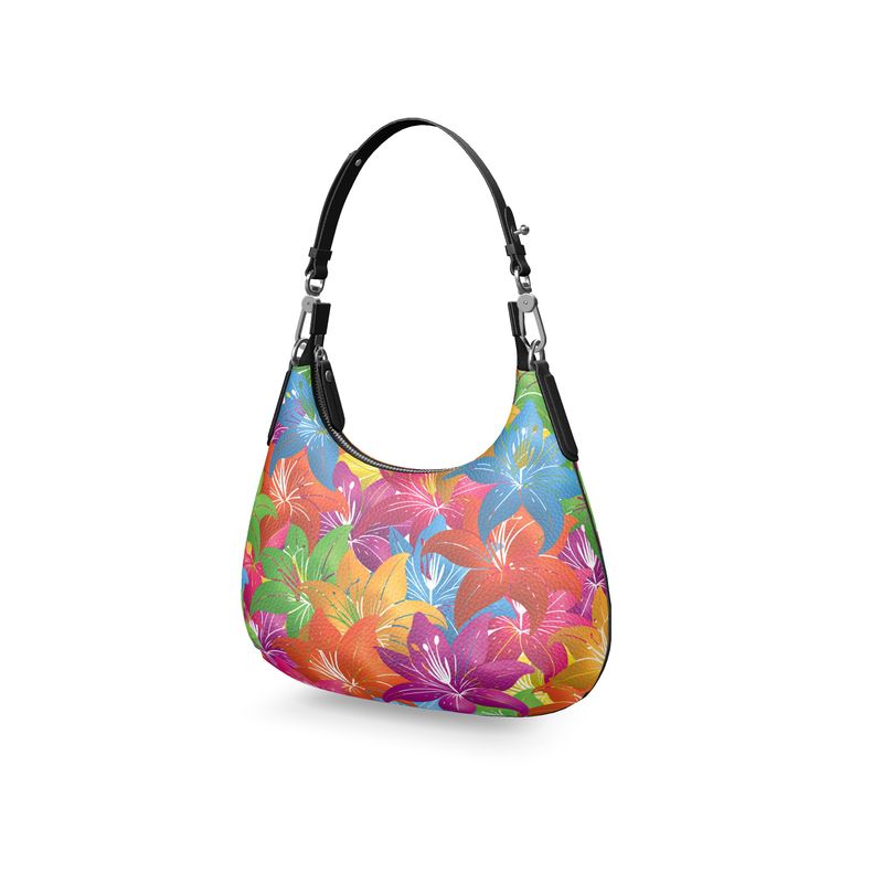 Jungle Lilies Mini Curve Bag