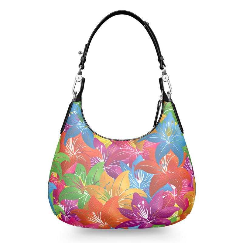 Jungle Lilies Mini Curve Bag