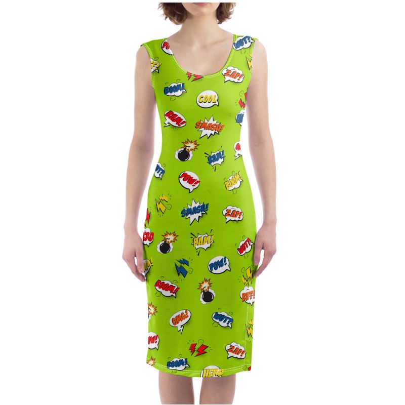 Superhero Bodycon Dress