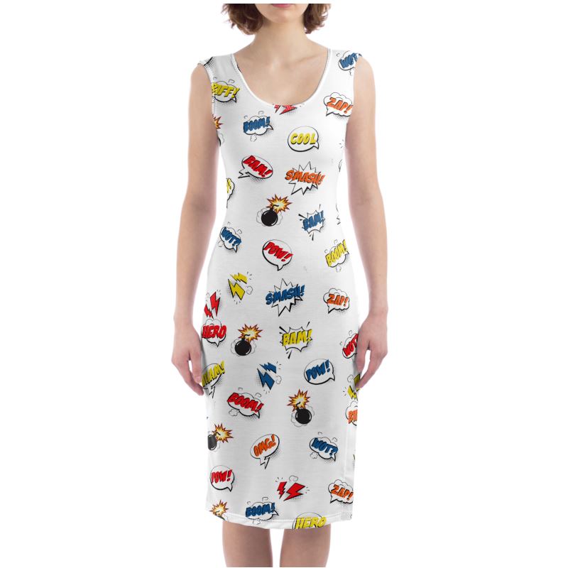 Superhero Bodycon Dress