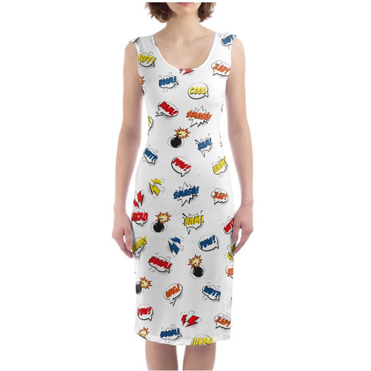 Superhero Bodycon Dress